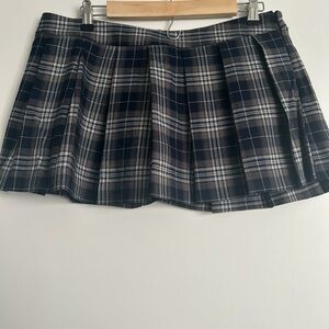 Garage Pleated Mini Skirt